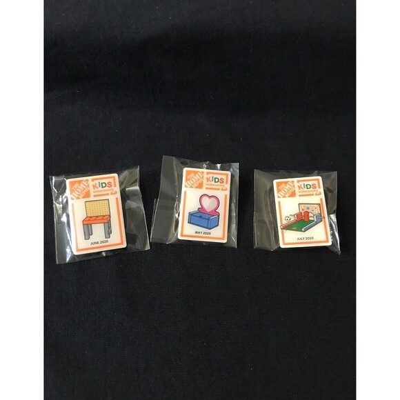Home Depot Kids Workshop Pins - Picture 1 of 5